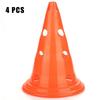 4PCS Football Basketball Obstacle Road Cone with Hole Mark Tube Roadblock
