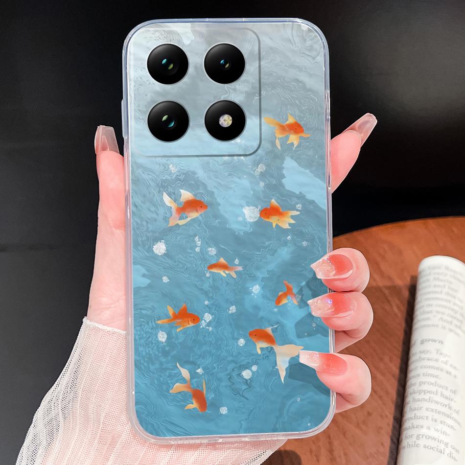 Case For Xiaomi 15T Pro Creative Funny Phone Shell For Xiaomi 15 T Transparent Soft Silicone Lightweight Protective Back Cover