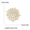 Retro Fashion Rhinestone Brooch, High-End Clothes Pin Fixed Clothes