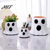 Portable Candy Storage Bucket Ghost Decor, Halloween Planter Vase Cute Bucket, Bowl for Indoor Outdoor Home Display Decoration Resin Container