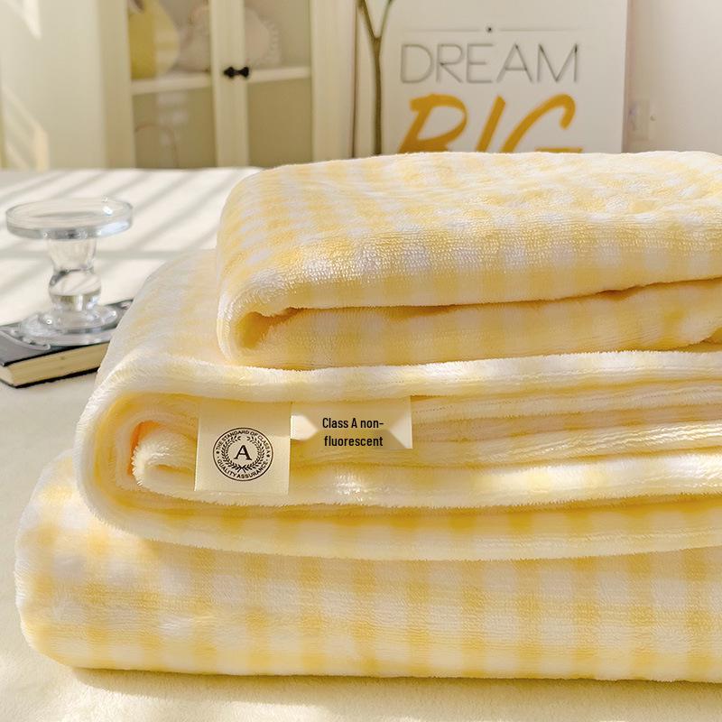 Kreskówkowy zimowy komplet pościeli z aksamitu mlecznego: Koc flanelowy polarowy, Prześcieradło, Poszewka na poduszkę - Gruby polar koralowy, Rozmiar pojedynczy.