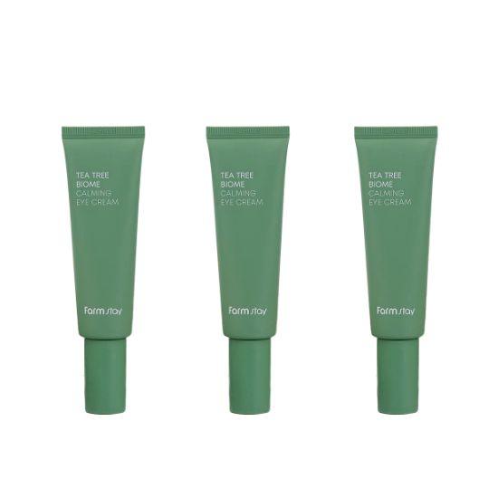 

Farmstay Tea Tree Biome Calming Eye Cream Soothing & Hydrating Eye Care 50ml × 3pcs Set