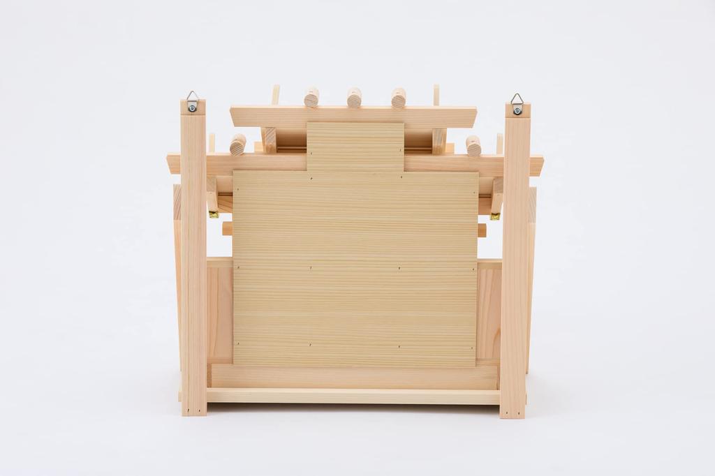 Kamidana No Sato Wall-Mounted Three-Shrine Shinto Shrine, Izumo, Natural