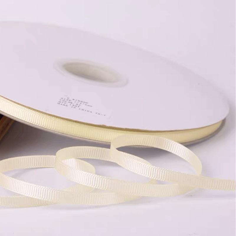 1cm High-Density Ribbed Ribbon for Bows, Gifts, Hair Accessories, and Wedding Décor
