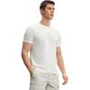 FILA Explorer Outdoor Sports Simple Knit Crew Neck Short Sleeve T-Shirt Men Tops Snow-White A11M527123F-WT