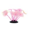 Colorful Silicone Simulation Coral  Ornaments Realistic Mushroom Shape Aquarium Fishbowl Glowing Crafts Landscaping Jewelry