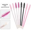 Dual-Use Eyelash & Lip Brush - 50-Pack Double-Ended Makeup Brushes