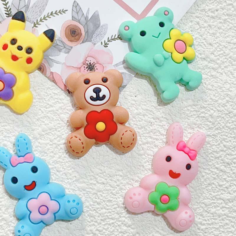 Cartoon Rabbit PVC Soft Rubber Patch for DIY Accessories