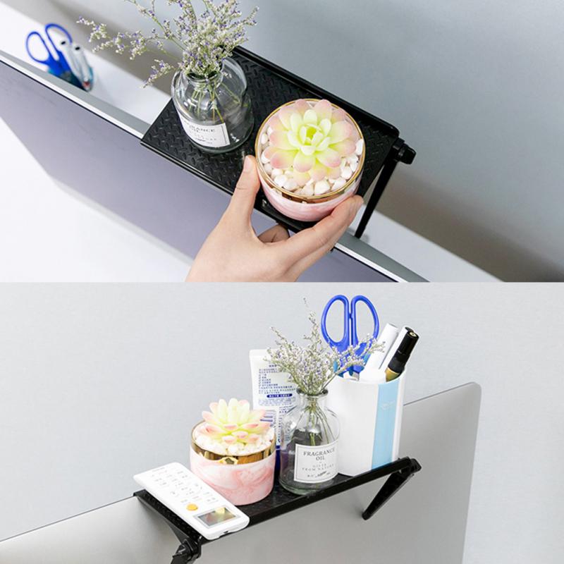 Router Storage Rack Multi-function Storages Racks Holder Safe Foldable Tv Screen Top Storage Shelf Finishing Racks Screen Stand