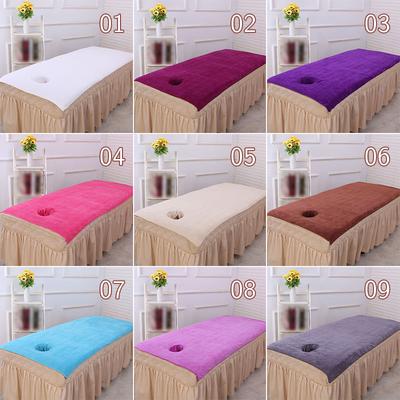 Superfeine Faser, weiches Betttuch für Schönheitssalons mit Loch, SPA-Massagebett, Tischdecke, Massage, Physiotherapie, dickes Badetuch