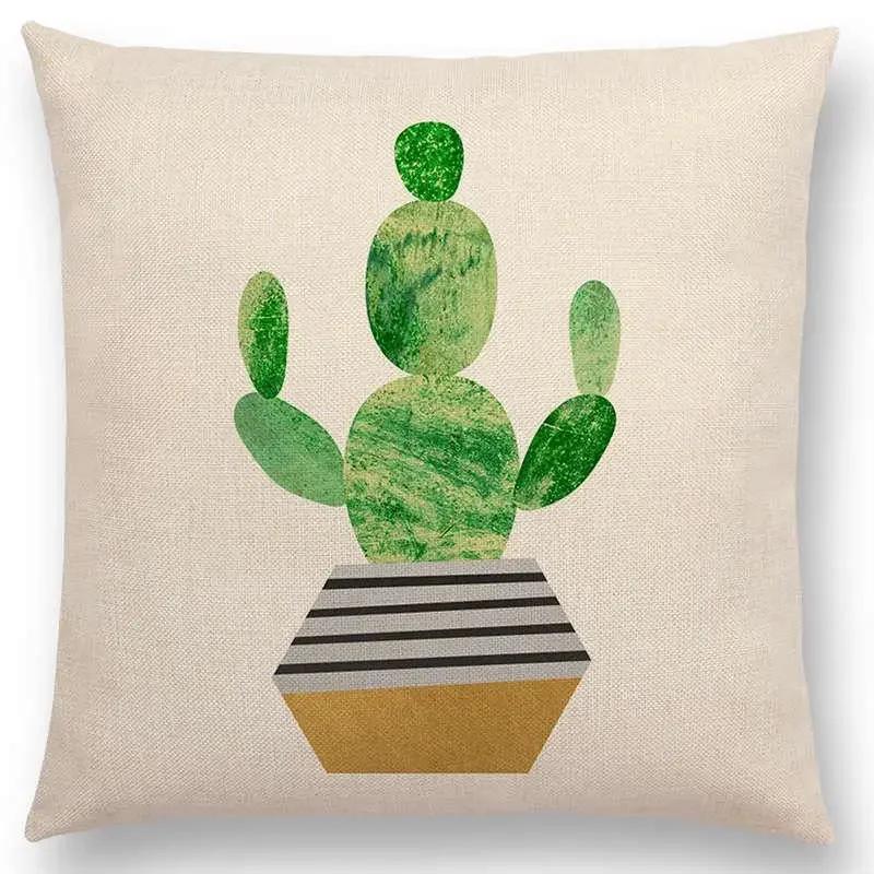 Latest Lovely Happy Cactus Pretty Pineapple Colourful Ice Cream Precious Agate Prints Car Cushion Cover Sofa Throw Pillow Case