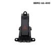 OEM BBM2-66-4H0 Hazard Flasher Switch ABS Material Black Color Easy Installation Non-Deformation For Mazda 3 2010-2013