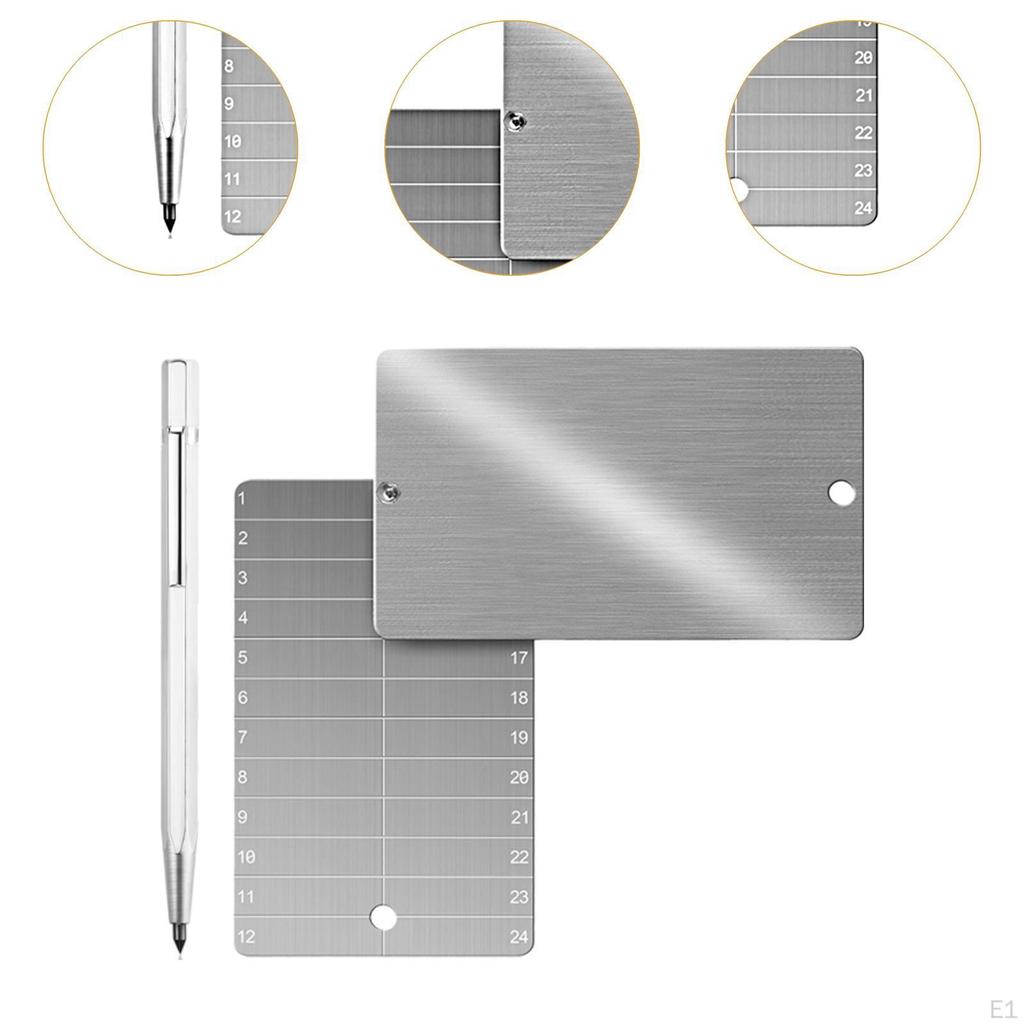 2 Pieces Cryptocurrency Wallets with Marking Pen Durability Portable Easy to Use Practical