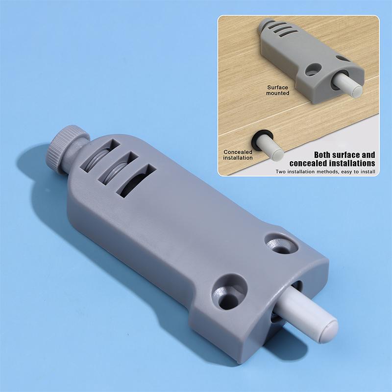 1/2Pcs Wardrobe Stopper Drawer Door Stopper Cabinet Catches Damper Buffers Push Type Rebound Device Furniture Hardware Accessory
