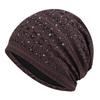 Ethnic Style Lace Beanie Hats Soft Hijab Turban Cap Casual Warm Bonnet Caps  Autumn Spring