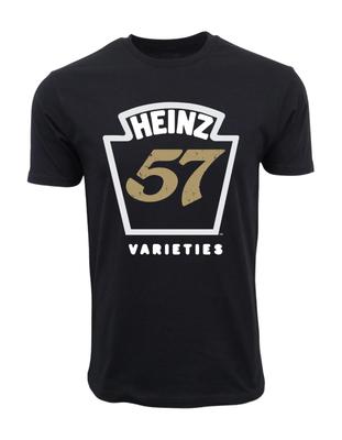 Unisex Adult Casual Graphic HEINZ 57 VARIETIES T SHIRT T-Shirt