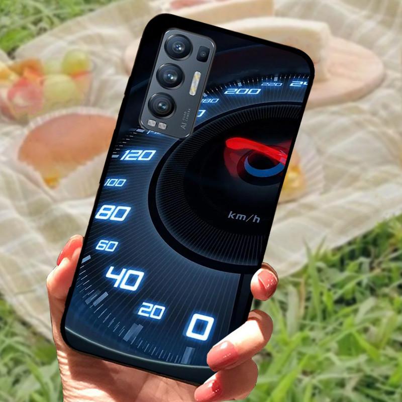 For OPPO Find X3 Neo Case Cover Silicone Soft Marble Black Bumper Funda Coque for Oppo Find X3 Lite Protective Capa FindX3 Neo