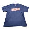 Gildan Shirt Mens XL Blue Houston Graphic Tee Heavy Cotton Crew Neck Unisex T-Shirt
