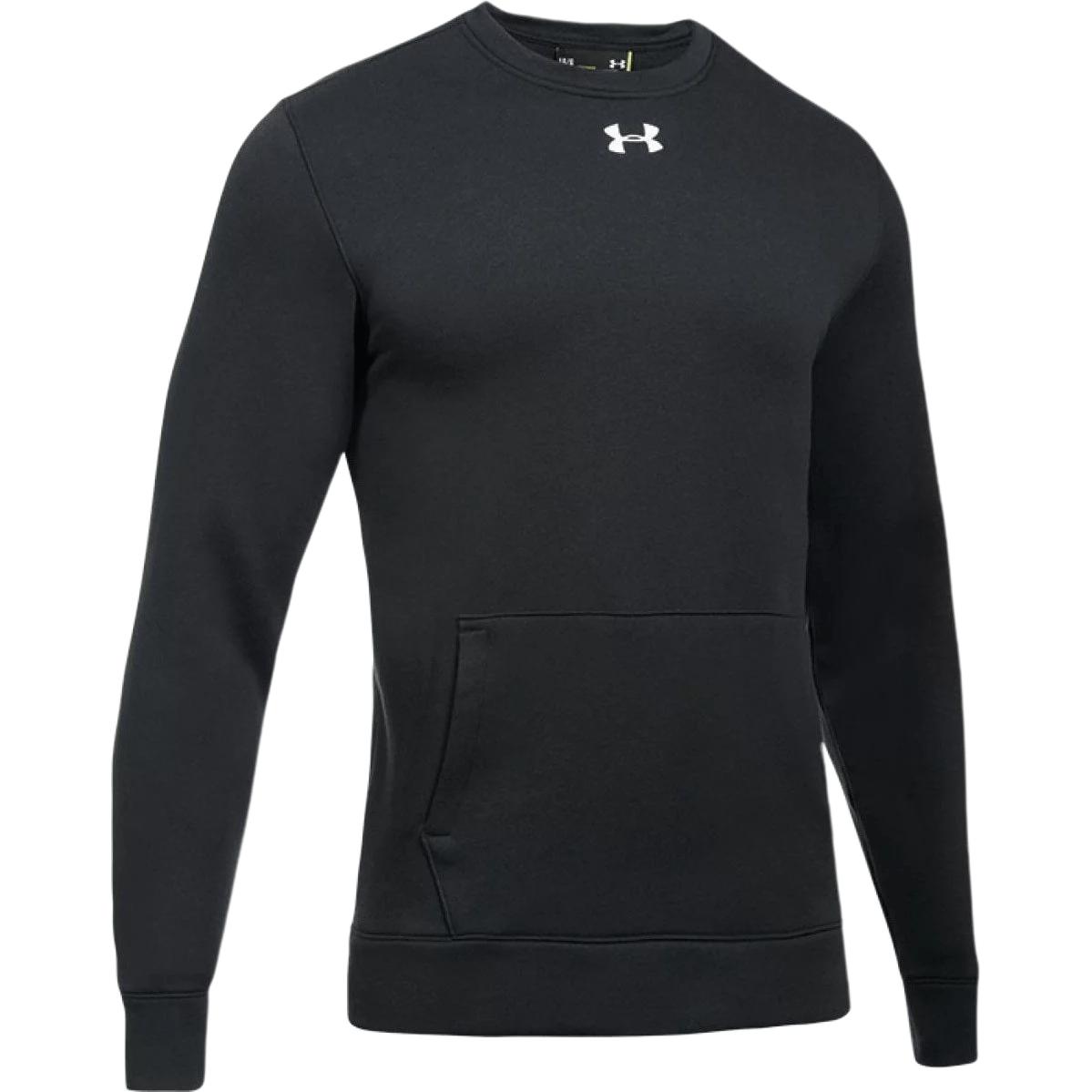 Under Armour Hustle Warm Breathable Moisture Wicking Crew Neck Solid Training Casual Quick Dry Shirt Men tops 1302159-002 S