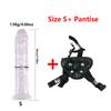 Jelly Dildo 6 sizes Penis Adjustable Strapon Dildo Realistic Sex Toys For Lesbian Women Couples Suction Cup Dildo Pants