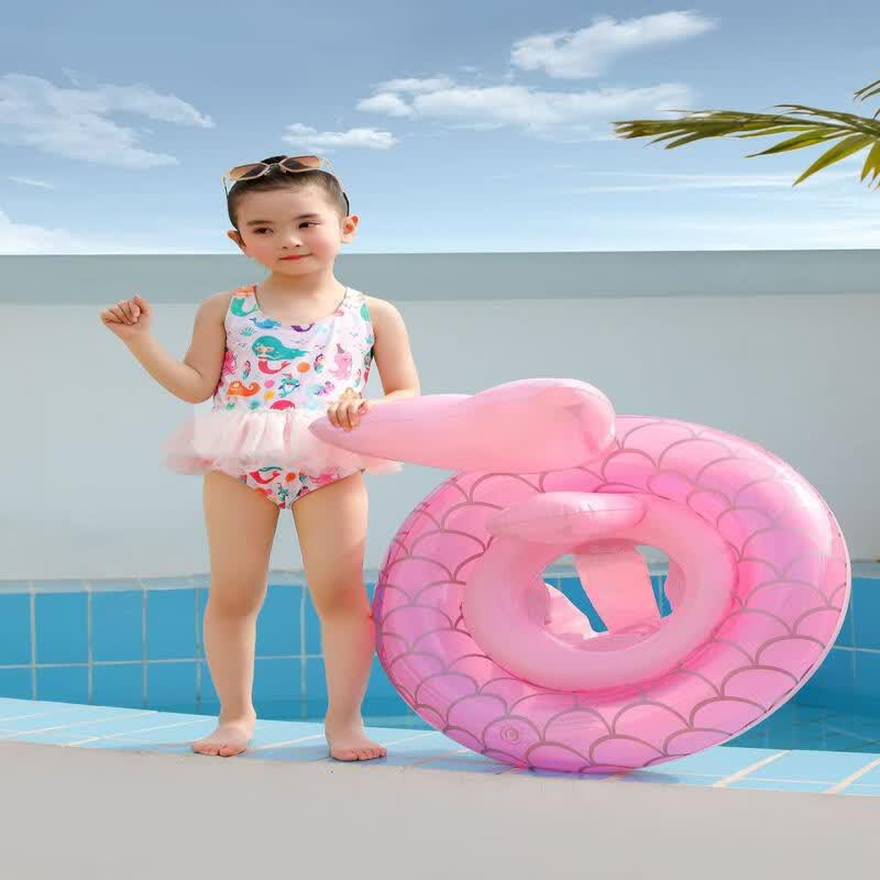 Pink Mermaid Baby Swim Seat Ring