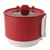 1.8L Electric Cooking Pot Multifunction Efficient Prevents Stick Foldable Handle Electric Cooker