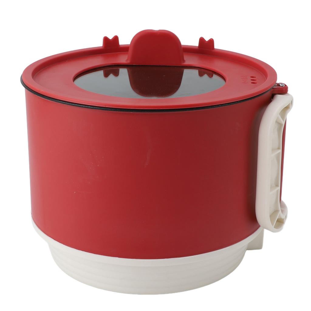 1.8L Electric Cooking Pot Multifunction Efficient Prevents Stick Foldable Handle Electric Cooker
