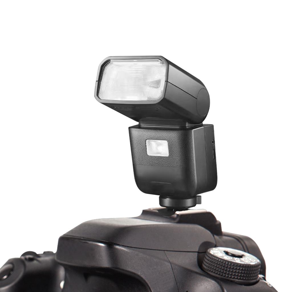 Wireless Camera Flash Adjustable Head Small Hot Shoe Light Support High Speed Sync 2.0  Touchscreen