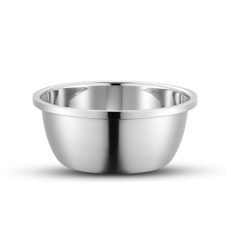 304 Stainless Steel Multi-Purpose Kitchen Basin for Soup, Dough, Vegetables, and Rice