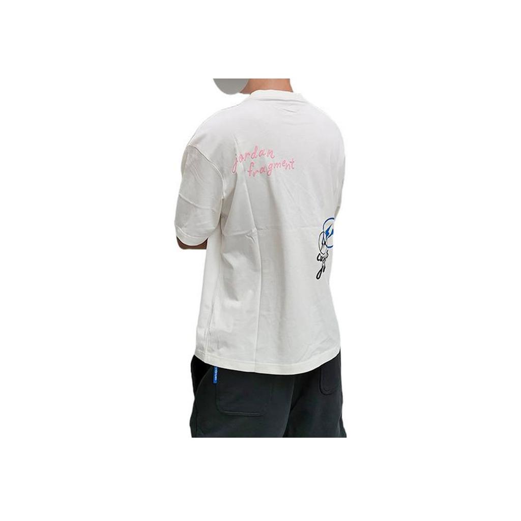 Travis Scott X Jordan X Fragment T-shirt White Men Streetwear DJ0620-133