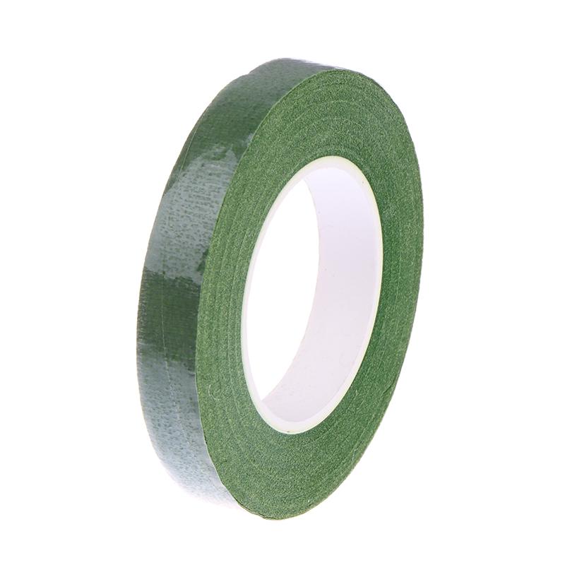 

30M Self-Adhesive Green Paper Tape Grafting Film Floral Stem Garland Wreaths Diy one size