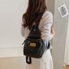 Schoolbag Small Backpack Girl New Daily Commuter Bag Casual Crossbody Breast Bag Denim Mini Backpack