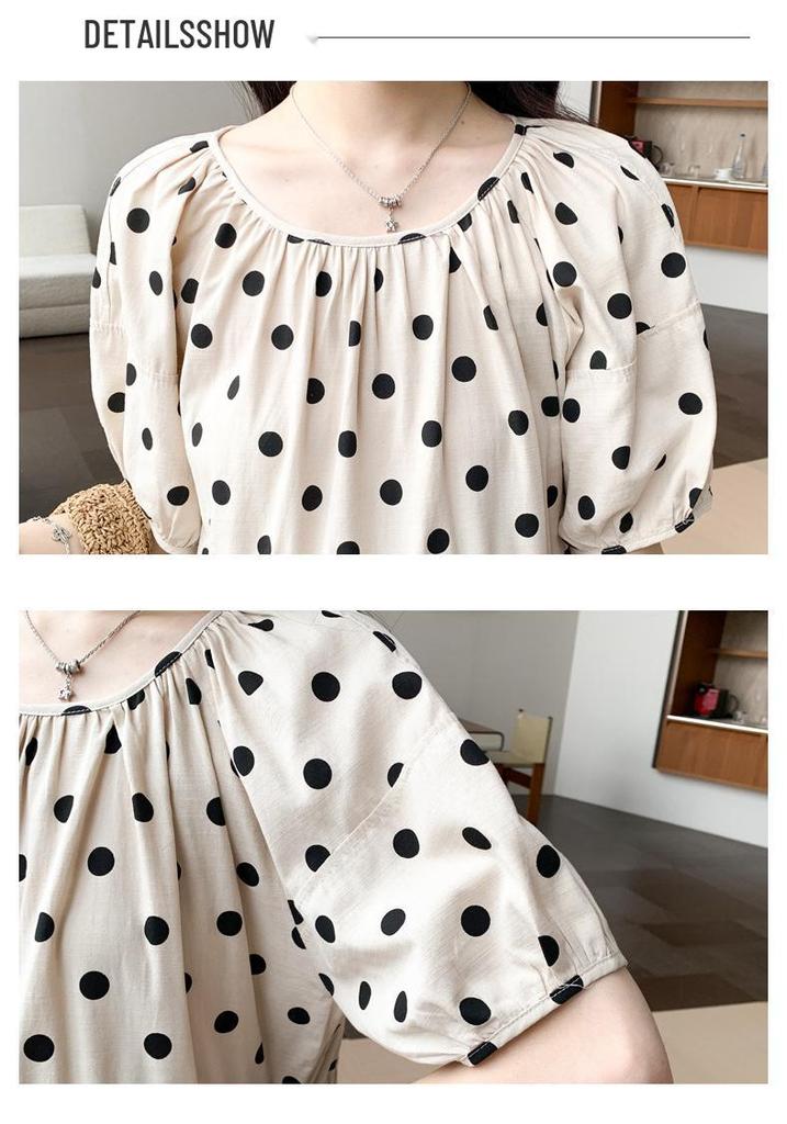 Elegant French-Style Summer Maternity Dress 2026 - Plus Size