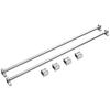 VEVOR Linear Guide Rail Set, SFC20 1200mm, 2 PCS 47.2 in/1200 mm SFC20 Guide Rails 4 PCS SC20 Slide Blocks 4 PCS Rail Supports