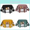 Petit Sac bandoulière en tissu Oxford avec fermeture éclair pour un usage quotidien décontracté