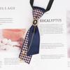 Y2K Preppy Necktie Oval Decorative Neck Tie Vintage Plaid Bow Tie  Daily Wear