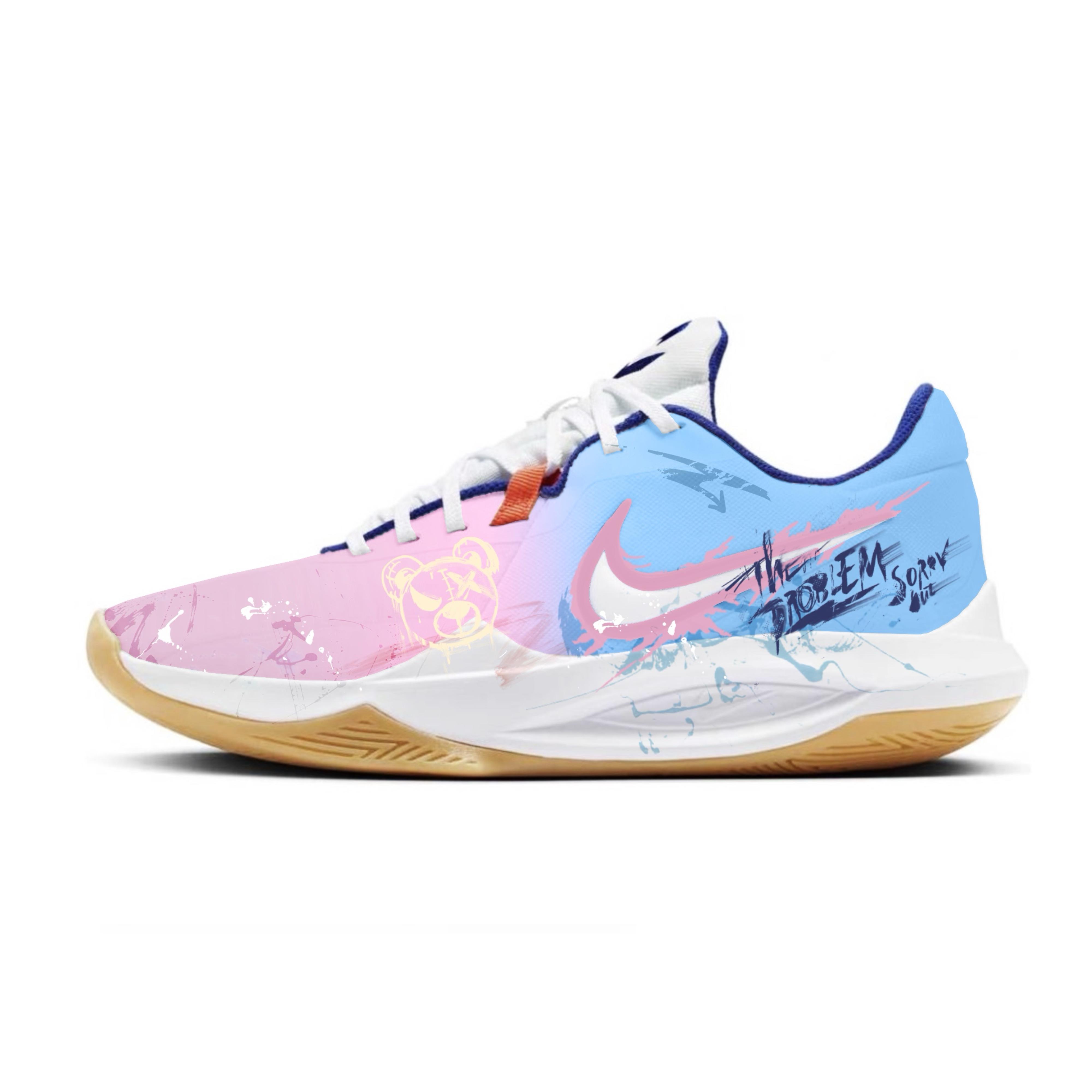 

Nike Precision 6 Heartbreak Bear Moisture Wicking Abrasion Resistant Breathable Slip Resistant Low top Basketball Shoes HV1796-141(Team861-) 45