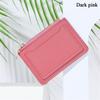 Women Mini Coin Purse PU Leather Short Wallets Card Holder Fashion Zipper Pouch Girls Money Bag