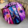 Dynamic Warriors: Action Adventure Folding Umbrella 8 Paraphenoid Bones Travel Three Folds Umbrella Outdoor