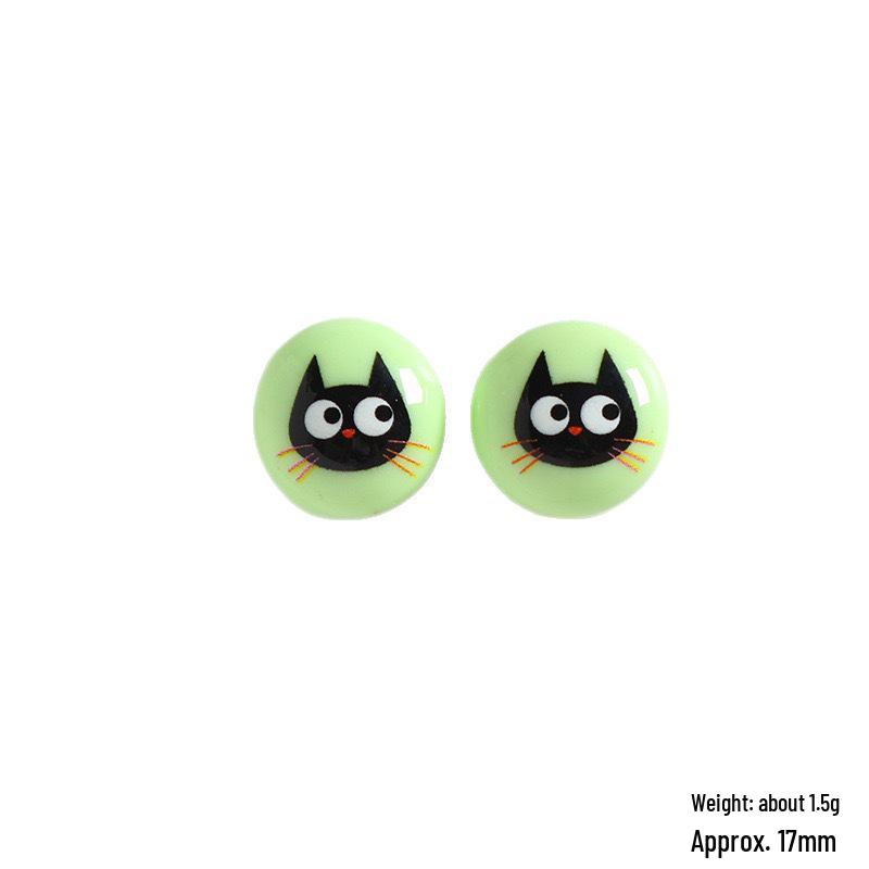 Halloween Resin Ghost & Pumpkin DIY Ornaments: Black Cat, Stickers, Hair & Phone Accessories