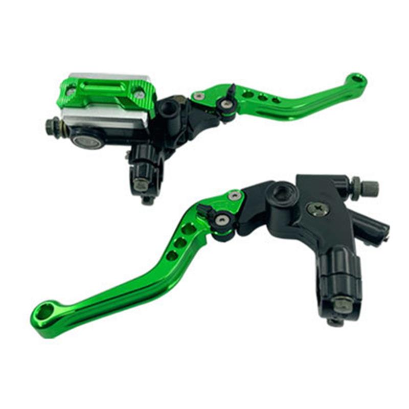 

Универсальный главный тормозной цилиндр мотоцикла 22 мм гидравлический рычаг сцепления регулировка рукоятки тормоза сцепления для мотоцикла Honda Yamaha зелёный