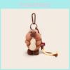 Cute Cartoon Eating Peanuts Groundhog Plush Toy Pendant Keychain For Bag Decor And Gifts