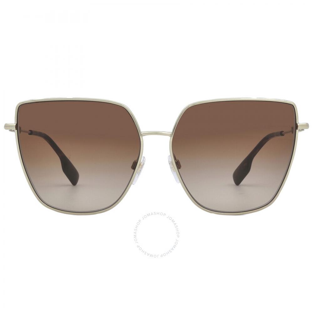 

Burberry Alexis Brown Gradient Butterfly Ladies Sunglasses BE3143 110913 61