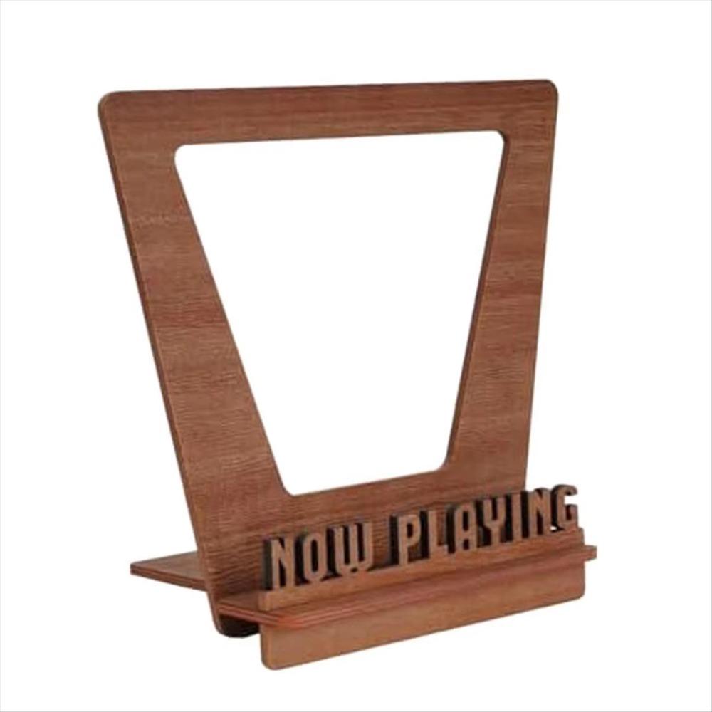 Handmade Wooden CD Rack Removable Desktop Display Stand Retro Vinyl Record Stand  TV Cabinet