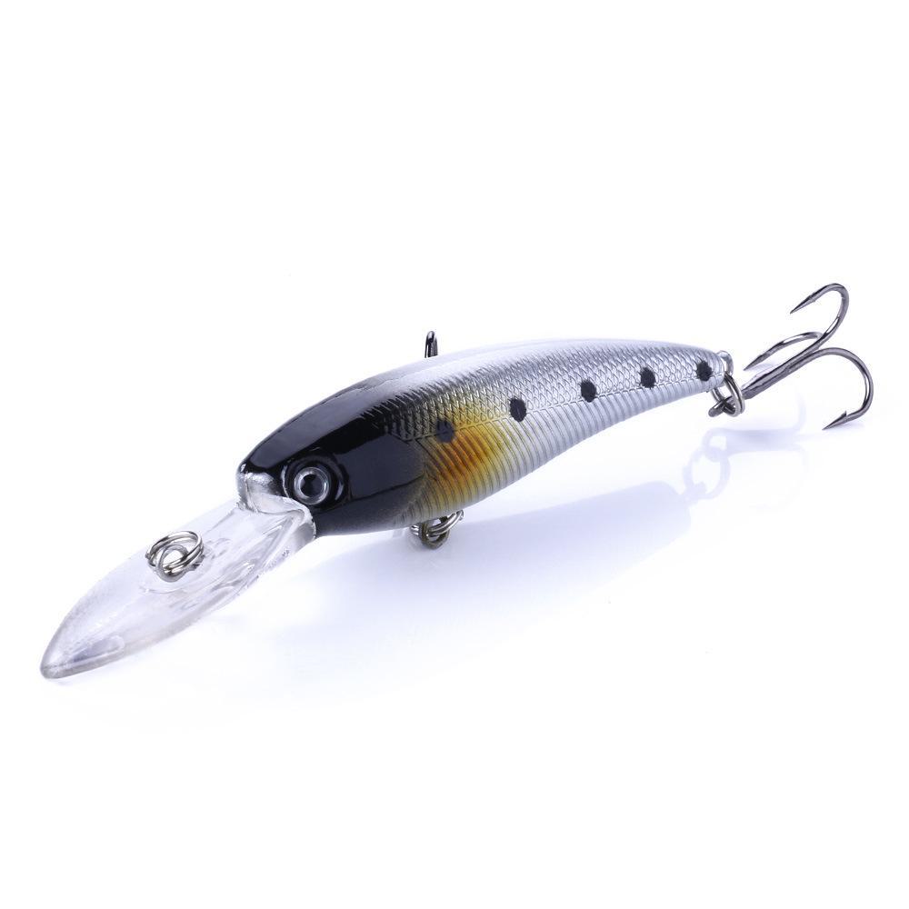 Suspended Minnow Lure – Lange Zunge, Mikroobjekt für Weitwürfe, langsam sinkend für das Süßwasser- und Meeresangeln.