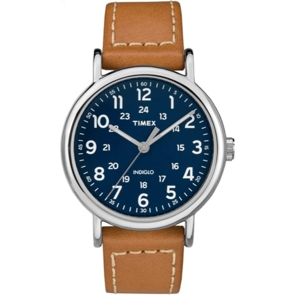 Часы TIMEX Weekender, Мужские, Кварцевый механизм, Водонепроницаемость 3 АТМ, Минеральное стекло, Синий циферблат, TW2R42500 [Оригинал]