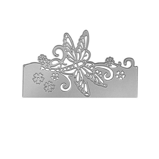 

Режущий штамп Цветок Стрекоза Многоразовый Углеродистая сталь DIY Форма для тиснения для фотоальбома серебряный