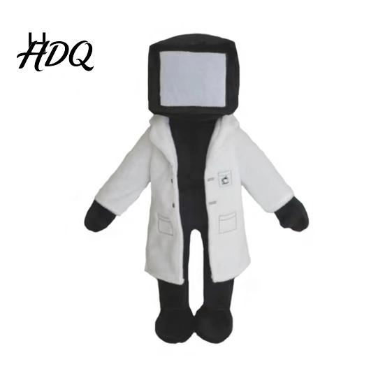 Doldurulmuş Peluş Oyuncak TV Adam PP Pamuk Tam Dolu Konuşmacı Peluş Sevimli Bebek Koleksiyonluk Çocuklar Hayranlar İçin Hediyeler Cadılar Bayramı Dekorasyonu Noel Doğum Günü