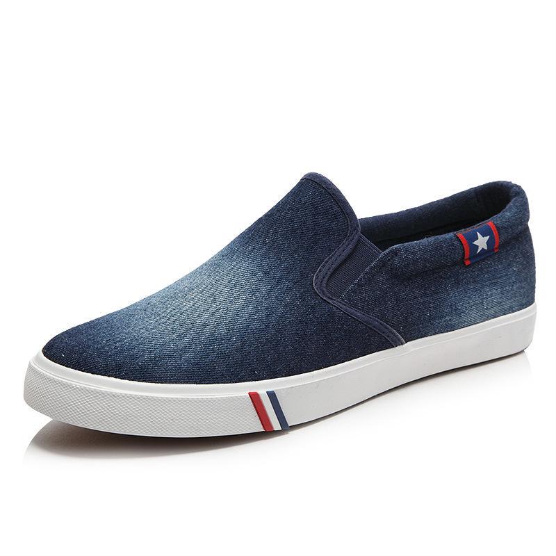 Scarpe da Uomo Tendenza Estiva Old Beijing Slip-on Traspiranti Jeans Casual Sneakers da Uomo
