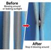 10pcs Curtain Magnets Closure, Curtain Weights Magnets With Back Tack, Prevent Lights From Leaking Button - RiRi